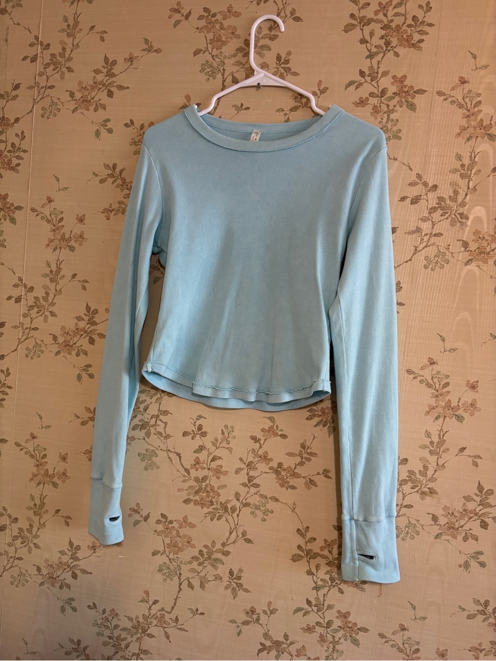 Free People Movement Ribbed Long-Sleeve Baby Tee